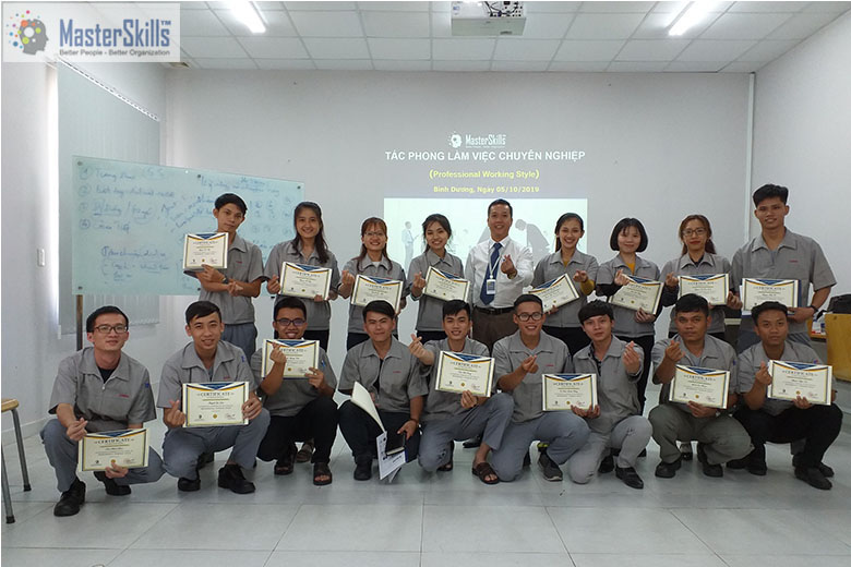 khóa học “Tác Phong Làm Việc Chuyên Nghiệp” tại DRB VietNam