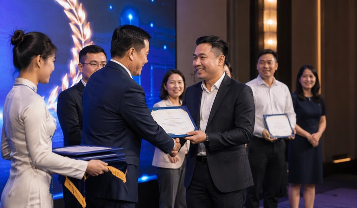 Trao chứng nhận cuối chương trình