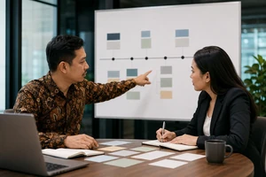 Hình minh họa khóa học Thiết Kế Tiêu Chuẩn Chức Danh trong môi trường làm việc